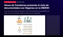 "Voces de Canelones presenta el ciclo de documentales Los Vagones en la INDHH"