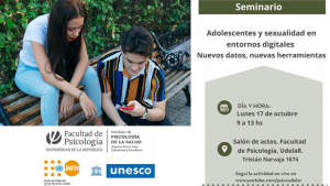 Seminario: Subtítulo  “Adolescentes y sexualidad en entornos digitales. Nuevos datos, nuevas herramientas”