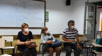 Prof. Mag. Olga Infante y Dra. Ma del Carmen Llanta (Cuba) desarrollan actividades académicas en la Facultad de Psicología